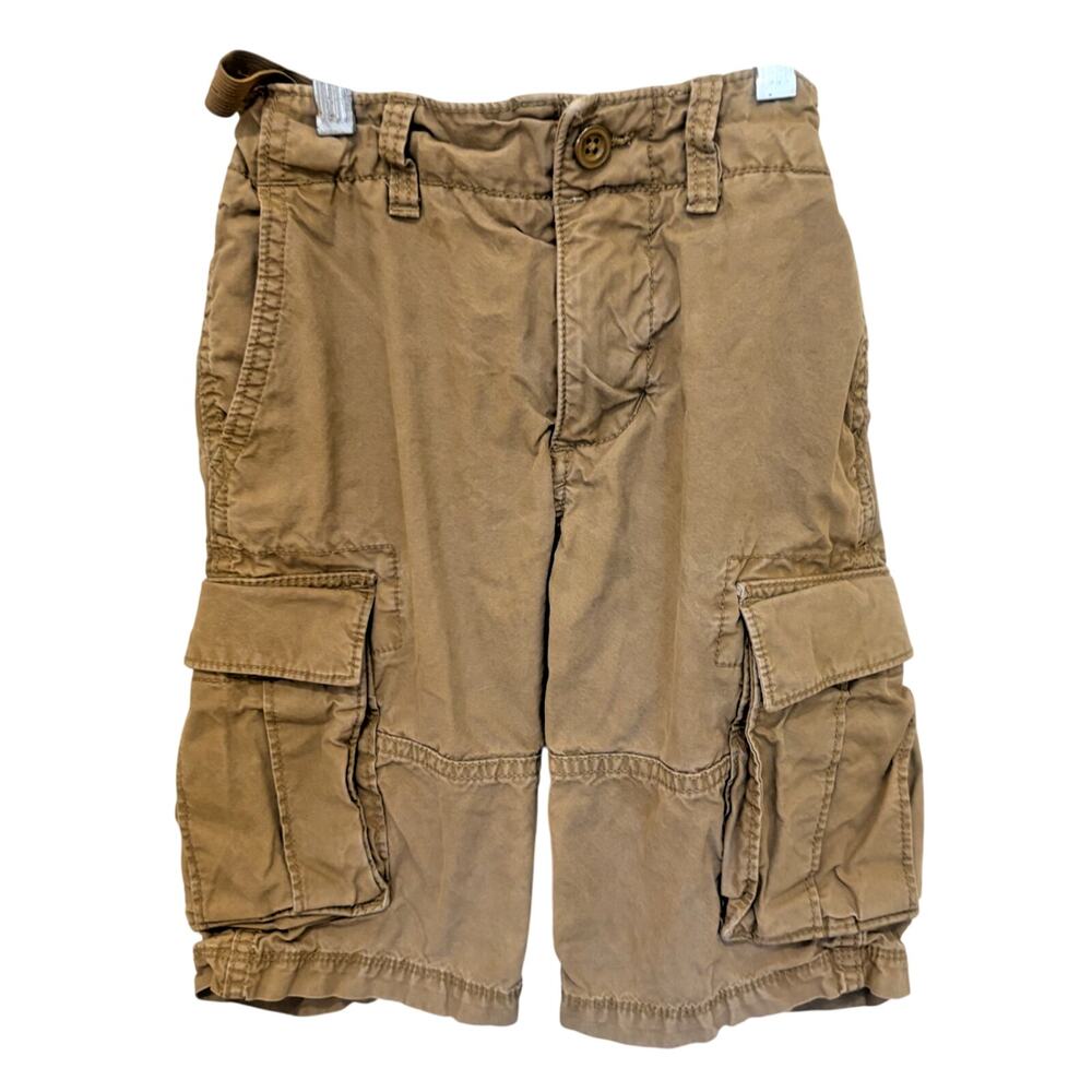 GAP KIDS Boy's Cargo Shorts size 8 reg Khaki Tan Adjustable